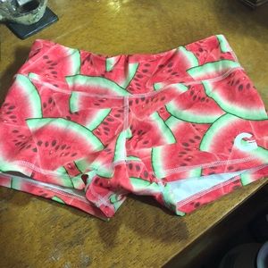 Grrrl workout shorts